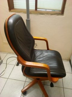 Fauteuil de bureau en velours